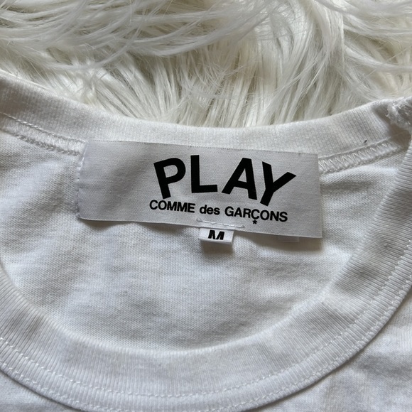 White Heart Patch T-Shirt - COMME DES GARÇONS PLAY - Picture 11 of 15